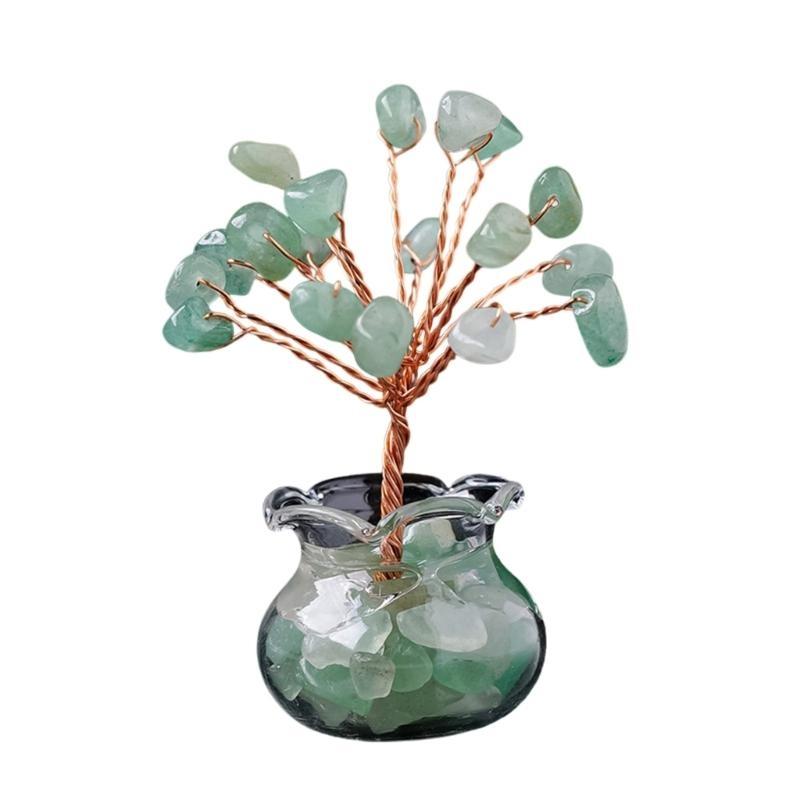 Exquisitedly Crystal Money Tree Decoration for Inviting Good Fortunes and Elevating Space Energy In Any Setting