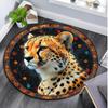 Animal Circular Rug - Office Decorative Carpet For Living Room Bedroom Door Mat Floor Rug Computer Chair Area Rug
