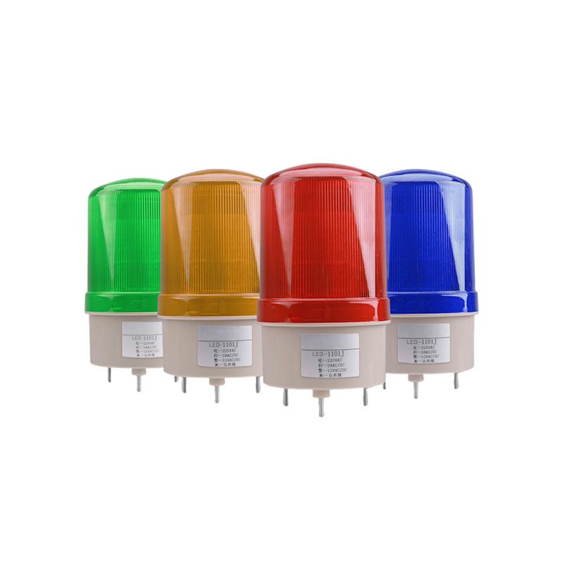 Led Audible Visual Alarm Flash LED-1101J Explosive Flash Rotary Warning Light Transportation Engineering Vehicle Machine Roof