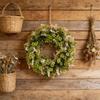 Elegant Shamrocks Wreath Featurings Four Clovers And Green Foliages . 's Celebrations Indoor Use