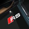 For Audi S S3 2PCS Led Car Door logo Welcome Light For Audi A4 B5 B6 B7 B8 B9 A1 A3 8V 8P 8L A6 C7 A5 A7 A8 Q3 Q5 Q7 TT S3 S6 Sline Quattro