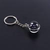 Men Women Glass Ball Jewelry Scorpio Pendant 12 Constellation Key Rings Zodiac Keychain Keychain