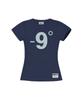 Ssobi -9 Do Gray Semi-Crop Short Sleeve Tee [Navy]