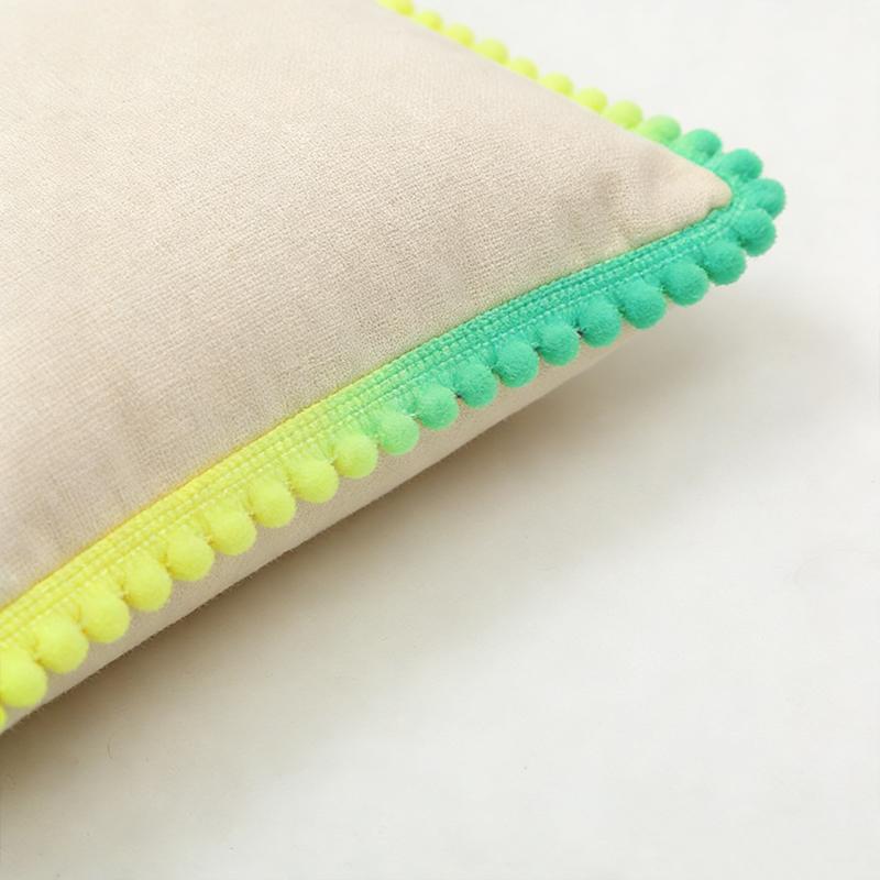 100 Yards Pom Poms Ball Lace Trim Colorful Pompom Fringe Ribbon Edge Sewing Lace Kintted Fabric Diy Clothing Decoration