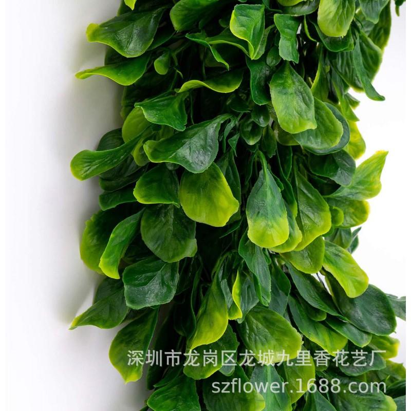 Artificial Jasmine Wreath Door Decor Large Plastic Floral Ring Semi-Handmade American Style Wedding Home Decoration