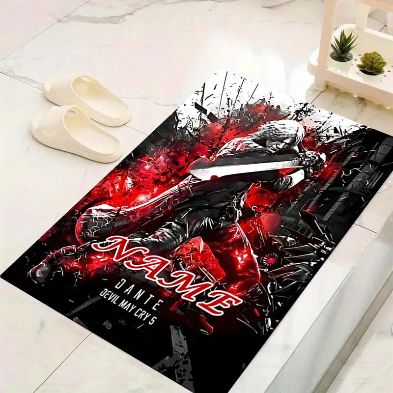 Custom 1Pc Devil May Cry Dante'S Journey Rug Office Carpet Indoor Outdoor Entrance Doormat Nonslip Soft And Comfortable Living Room D291537