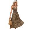 Women's Summer Casual Fashion Color Dresses V-Neck Sleeveless Dresses