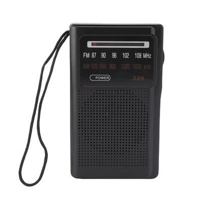 Tragbares AM FM Radio Klare Klangqualität Lange Akkulaufzeit Taschenradio für Reise Outdoor