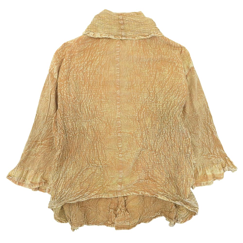 Haat Excellent Condition, High-neck, Tie-dyed Shirt Top for Women, Yellow, Size 2, HA31FJ526 Tops 2 yellowUsed