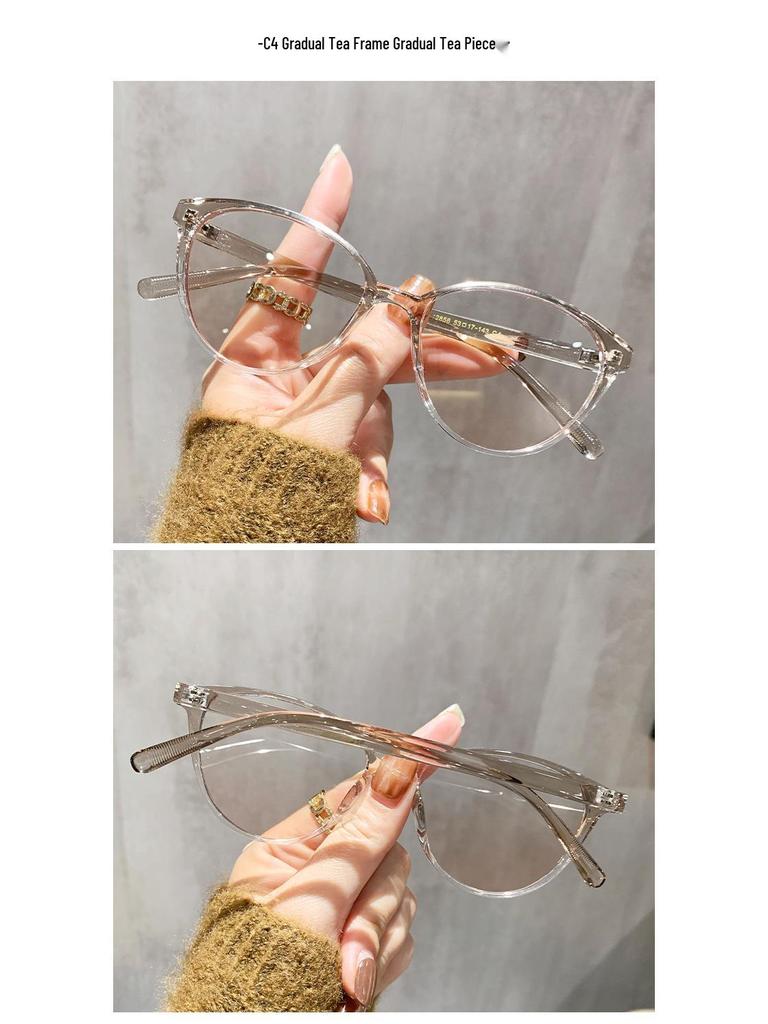 Stylish Cat Eye Gradient Sunglasses: Unisex Light Ins Street Style.