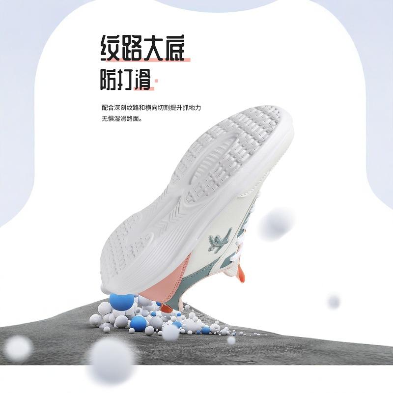 Girls spring and autumn running shoes lightweight shock absorption special running shoes ultra-light soft sole non-slip waterproof student sports