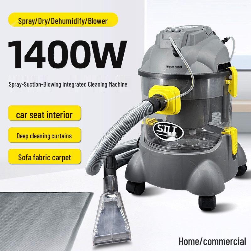 

Si Li Spray Suction Wet Dry Vacuum & Cleaner for Carpets, Mattresses, and Upholstery