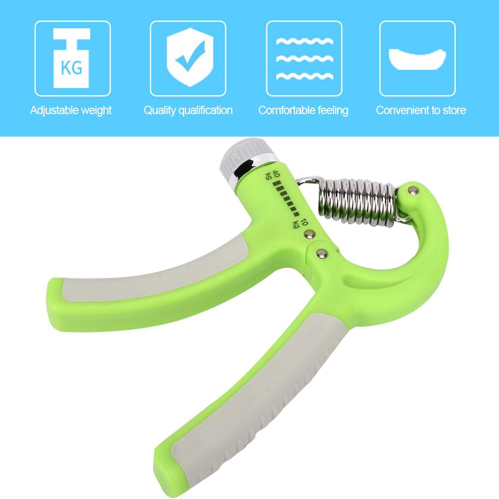 Hand Exerciser Grip 1040Kg Adjustable Finger Wrist Strength Training Exercise ToolGreen