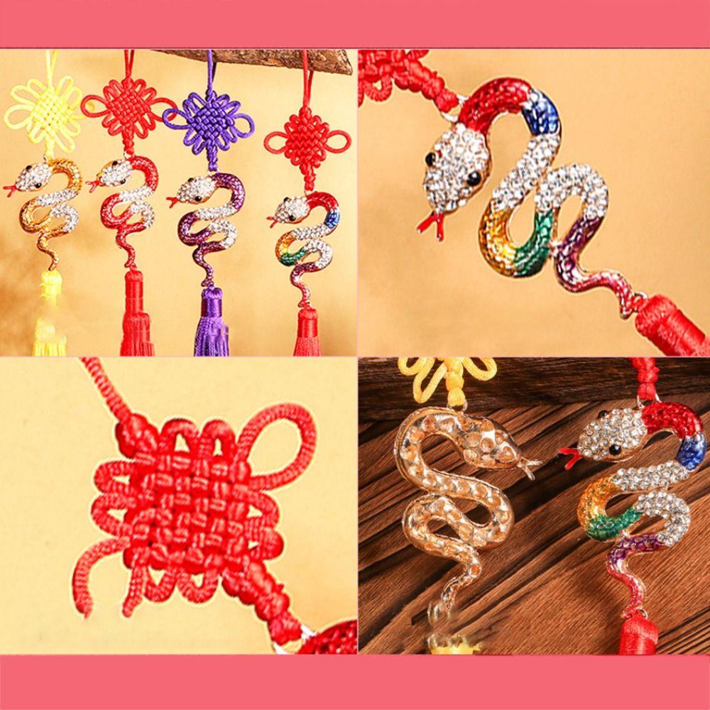 Hanging Chinese Knot Pendant Decorative Chinese Knot Tassels Creative Car Pendant  Living Room