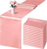 2-10PCS Satin Table Runner 30x275cm For Wedding Party Events Decoration Birthday Parties Banquets Decor Graduations Engagements