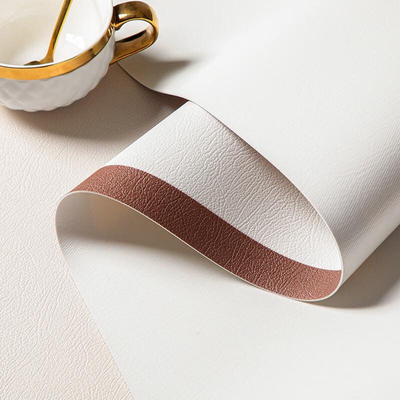 Handun Dual Joy Modern Chinese Curved Leather Desk Mat