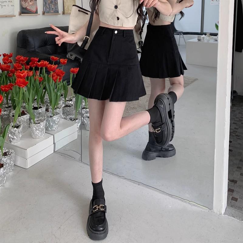 2024 Frühling & Herbst Damen A-Linien Plisseerock - JK-Stil