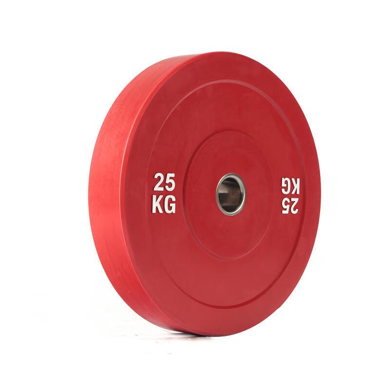 25KG Commercial Colored Rubber Coated Barbell Plate 25KG