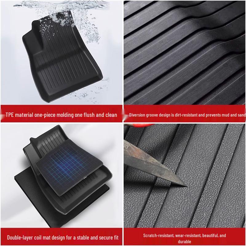 All-Inclusive Floor and Trunk Mats for Tesla Model 3/Y Refresh