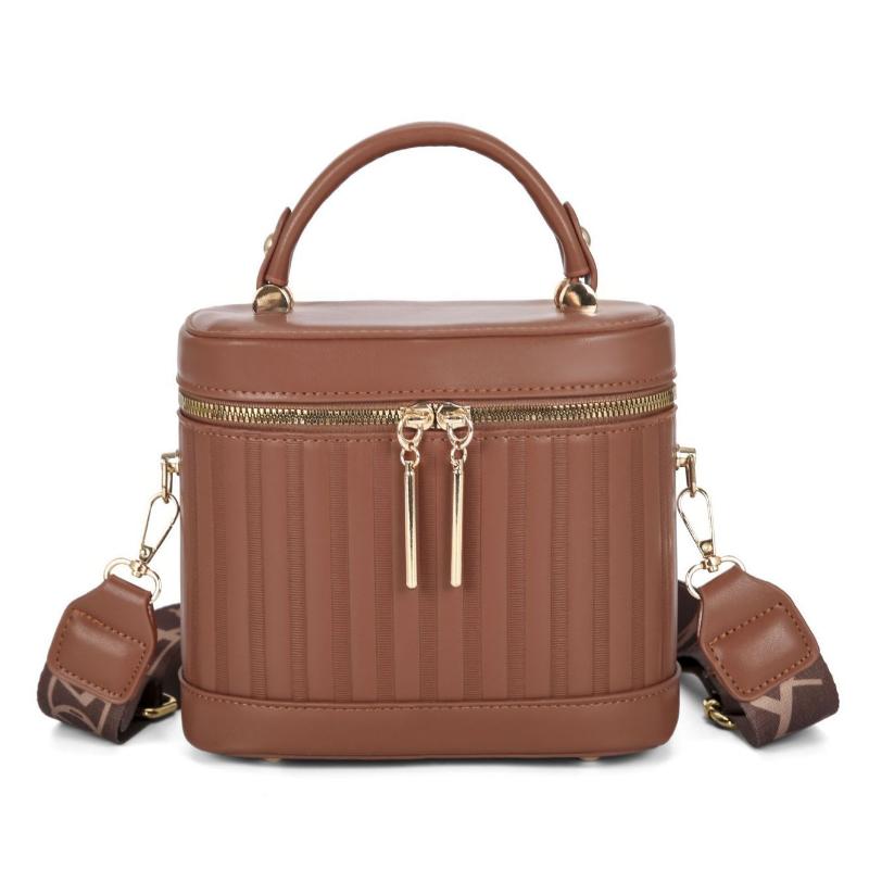 

Сумка Модная женская сумка для работы на работу Сумка для хранения косметики большой вместимости Ms. Ручная сумка-ведро через плечо через плечо one size коричневый