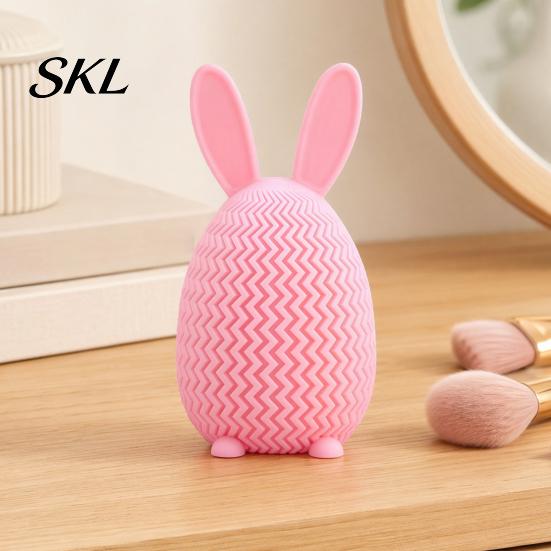 Small Sundries Organizer 3D Printed Bunny Ear Egg Box, Rabbit Storage Easter Candy Holder Container for Home Shelf Mantle Display, Basket Stuffers