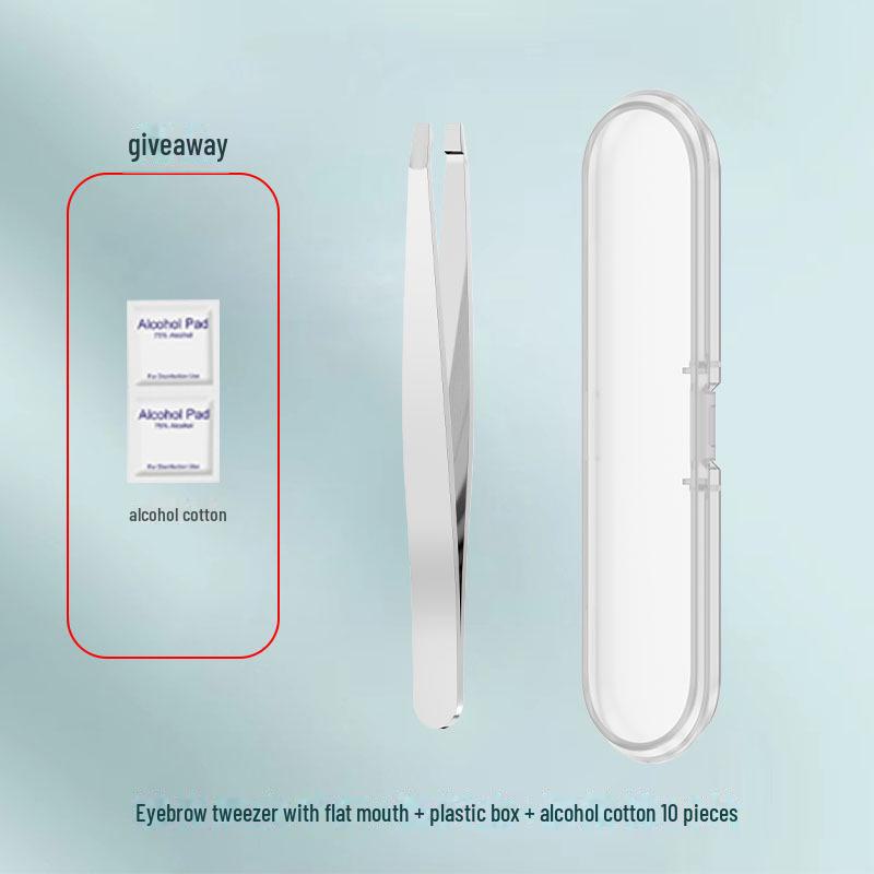 Stainless Steel Small Tweezers: Eyebrow and Beard Plucking Tool