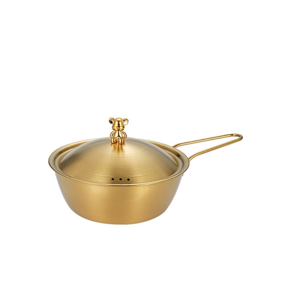 With Lid Instant Noodle Bowl Stainless Steel Snack Bowl Food Container Rice Wine Bowl  Household