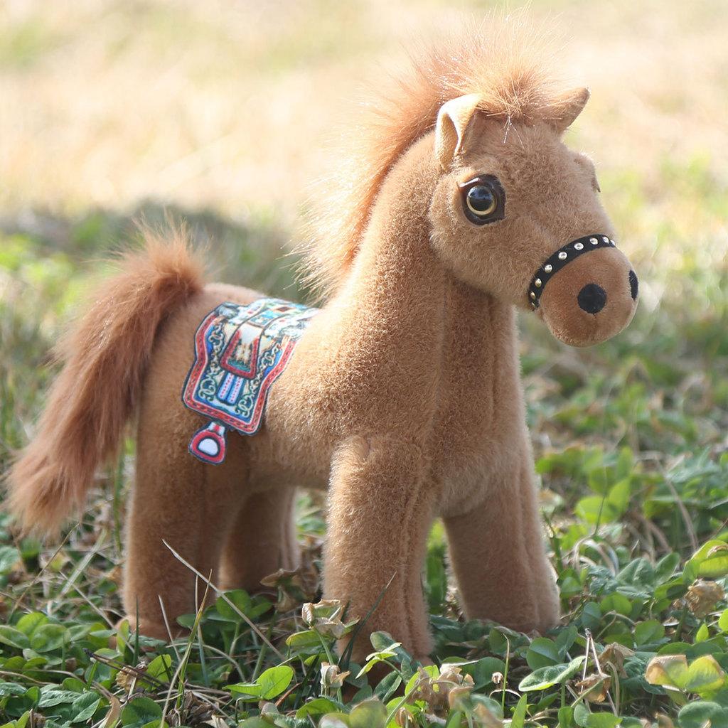 Animal Plush Realistic Pony Toy With Pp Cotton Suitable For Kids Holiday Gifts