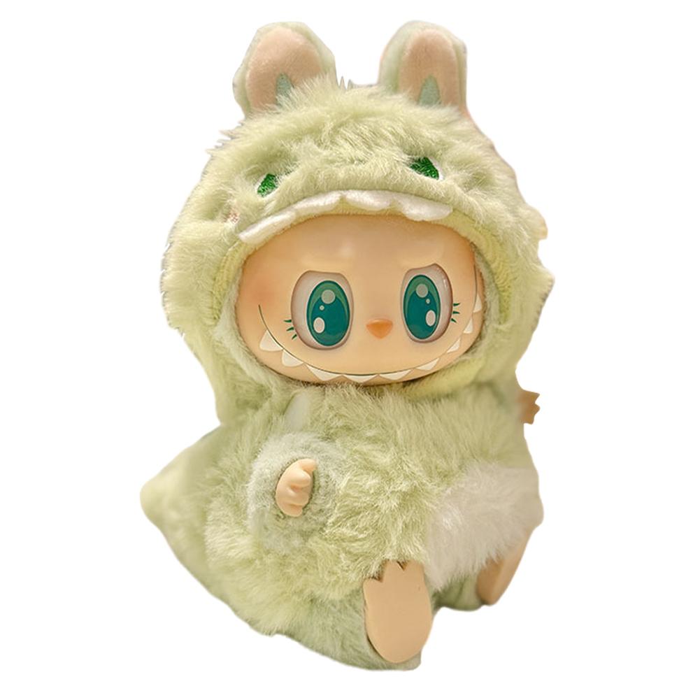 Only Plush Dolls Clothes for Korea Labubu V2 Idol Sitting Party Dolls Autumn Winter Beautiful Clothing Set Outfit Accessories
