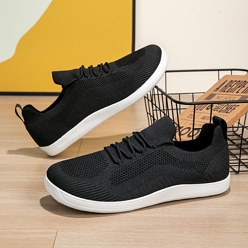 Fashion Wide Toe Barefoot Shoes for Men Women Casual Breathable Sports Shoes Man Lace Up Walking Men Shoes Non Slip Running Shoes