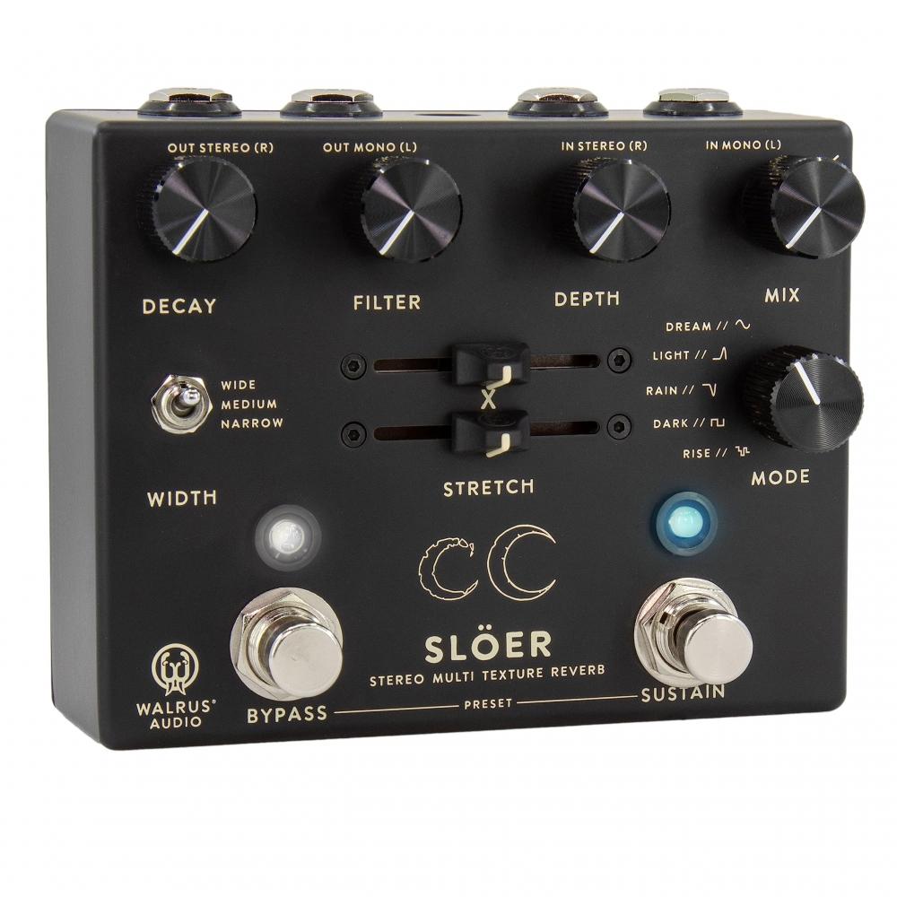 WALRUS AUDIO Slöer Stereo Ambient Reverb Reverb WAL-SLOER BLACK