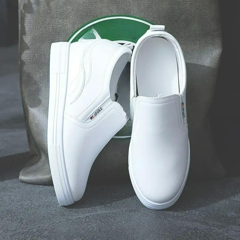 

Весенне-летняя белая обувь, женская обувь на внутренней платформе, на толстой подошве, повседневная обувь на один шаг, универсальная женская обувь EU39/CN40