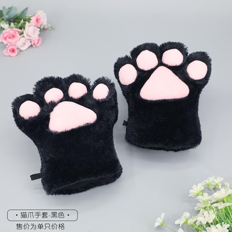 A Cute Faceu Plush Cosplay Show Prop Cat Paw Cat Paw Gloves