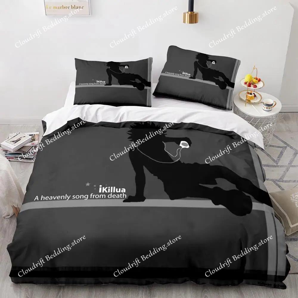 HUNTER×HUNTER Bedding Set Single Twin Full Queen King Size Bed Set Adult Kid Bedroom Duvet Cover Sets Bed Furniture Set Bedroom