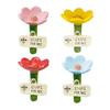 Bee Waterers For Garden Bee Pollinator Feeder Drinking Cups Flower Shape Watering Stations Colorful Butterfly Hygienic Cups