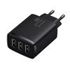 Ładowarka Sieciowa Baseus Compact Quick Charger, 3X Usb, 17W (Czarna)