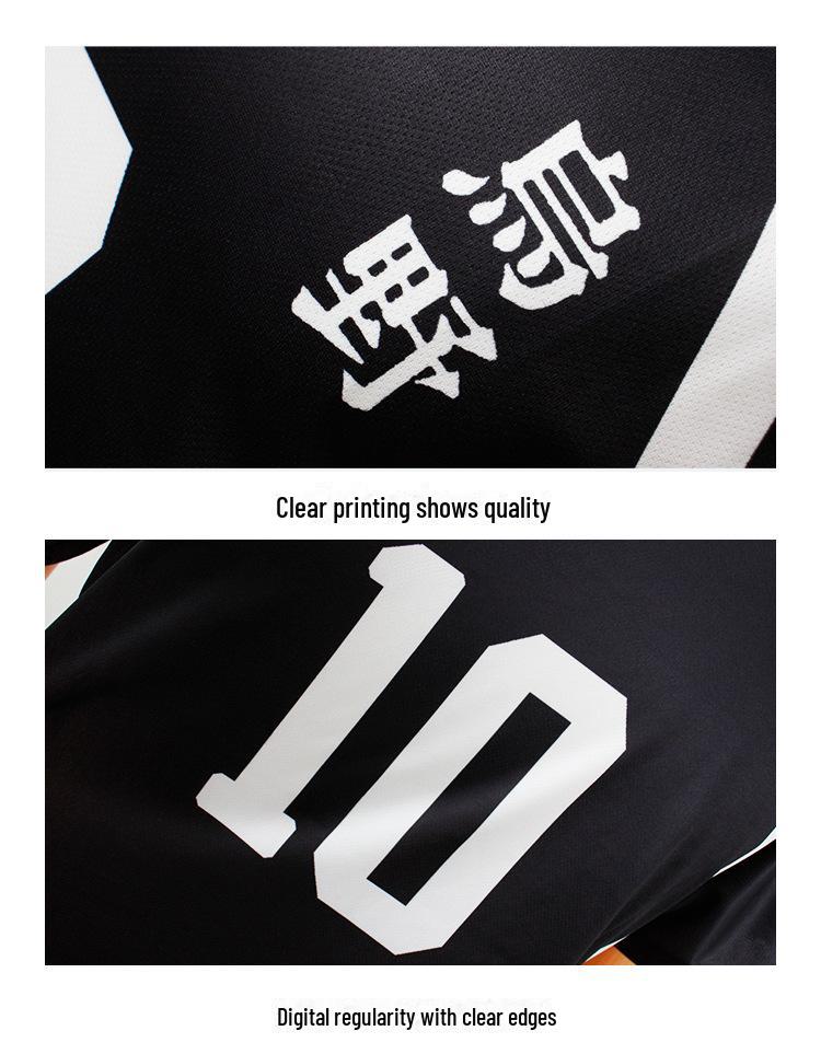 Haikyuu Karasuno Team Cosplay Uniform - Hinata Shoyo & Kageyama Tobio Short-Sleeve Edition