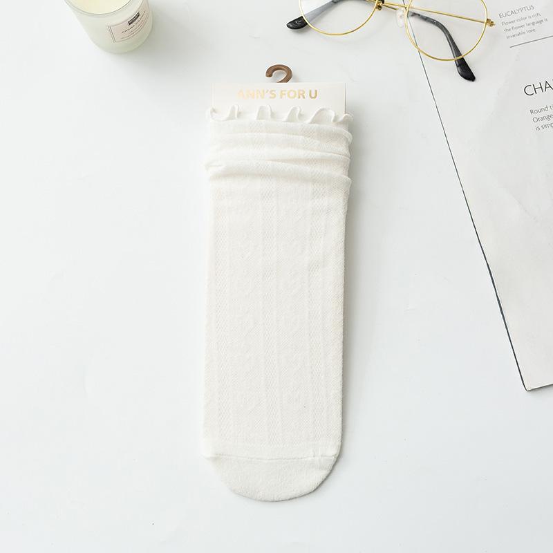 Girls Socks Summer Thin Breathable Mesh Baby Stockings College Wind Sweet Children'S Love Knee Socks