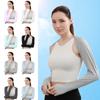Air-conditioned Shirt Ice Arm Sleeves Sun Protection Lady Women Girl Shawl Raglan Sleeve  Summer