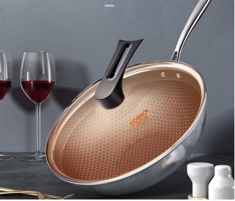 Kangbach 32cm Non-stick Wok with Flat Bottom