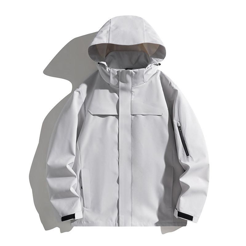 3-In-1 Jacket Windproof Waterproof Thickened Warm Men's and Women's Outdoor Travel Mountaineering Casual Hooded Men's Jacket