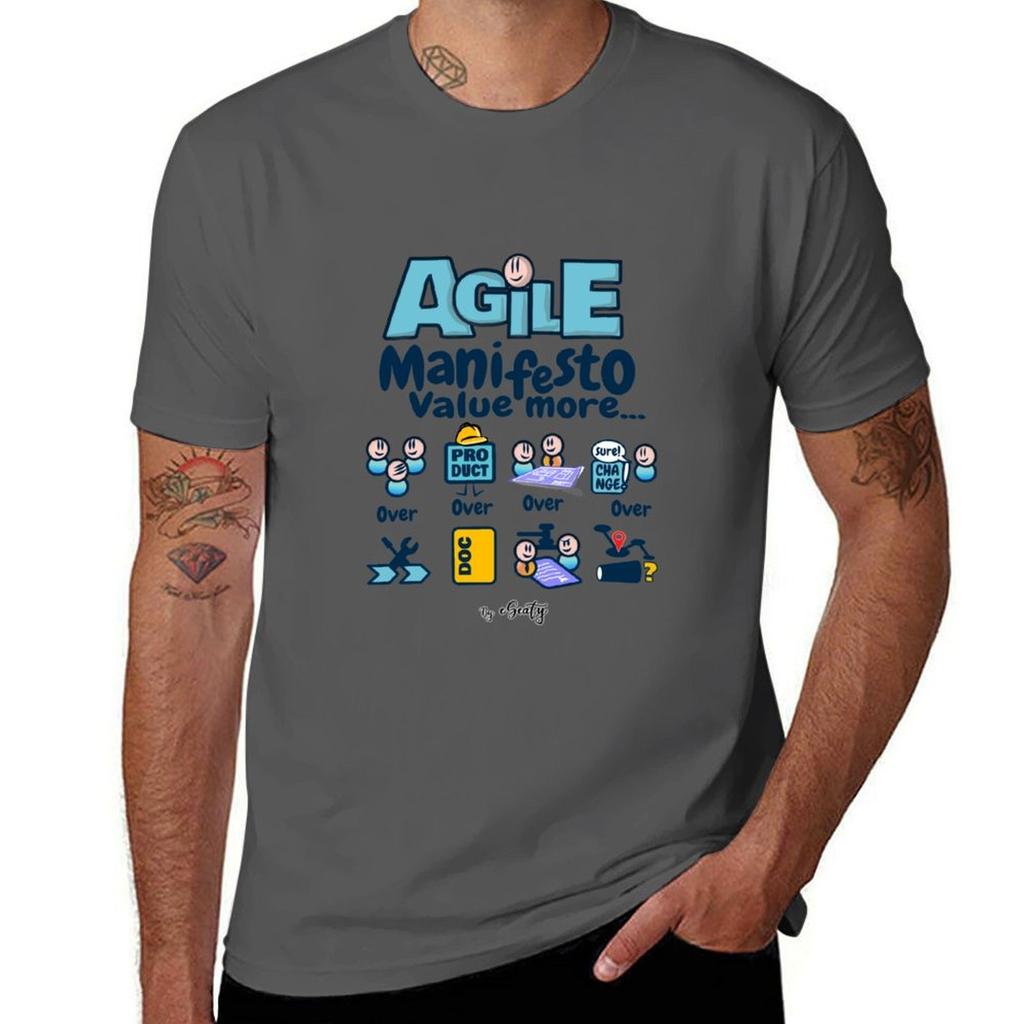 Agile Unisexifesto Value More TShirt Casual Everyday Wear TShirt