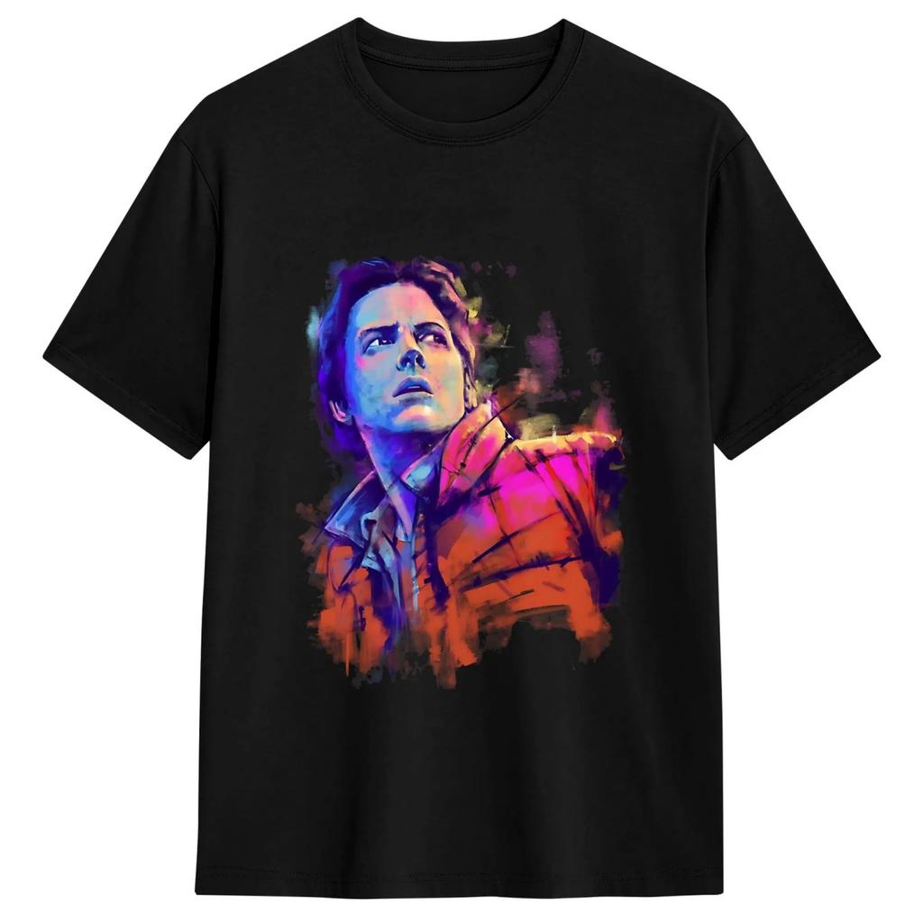 Fun Back to the futures T-Shirt Men Crew Neck 100% Cotton T Shirts Short Sleeve Tee Shirt Plus Size Tops