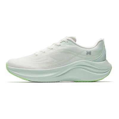 Leaf 6 Comfortable Fashion Versatile Fabric Low-Top Running Shoes Women Sneaker Ivory-White Light-Dawn-Green 922545524-7