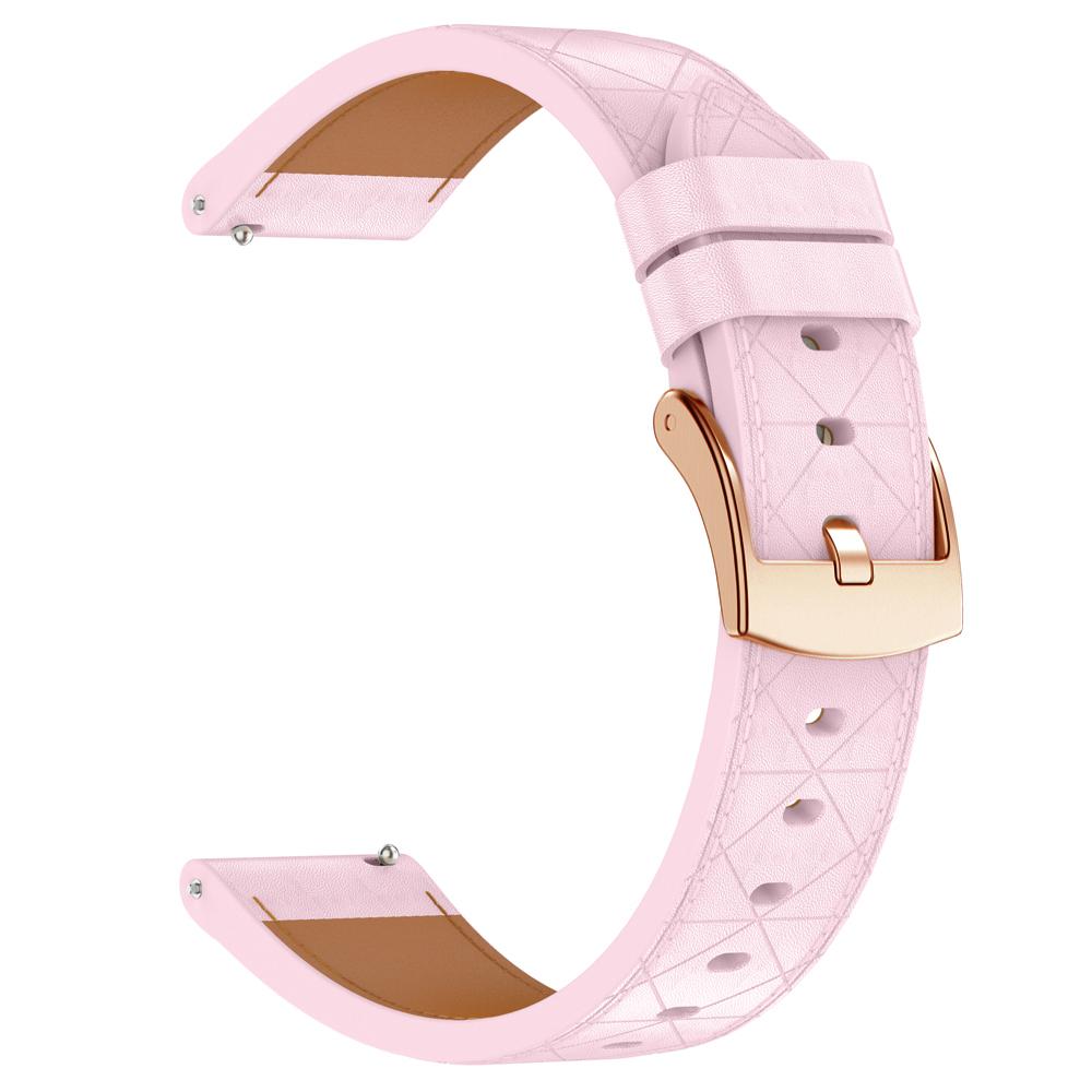 

Ремінець для годинника для Garmin Venu 3S/2S/Forerunner 265S/255S Ремінець з натуральної коров ячої шкіри з пряжкою кольору рожевого золота Pink