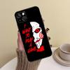 SAW The Jigsaw Killer Horror Film Phone Case For iPhone 15 14 Plus 11 12 13 16 Pro Max Mini 7 8 X XR XS Max Cover