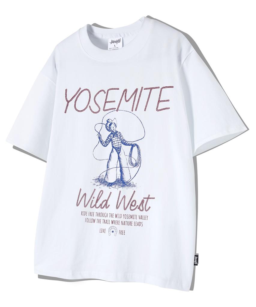 Yosemiti Wild West Short Sleeve Tee White Yt-3Y19