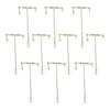 10pcs Stainless Steel Fishing Swivel Luminous Beads Balance Fishing Swivel  Freshwater Fishing