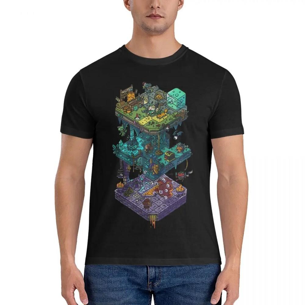 

Isometric T-Shirts for Men D-Dungeons And Dragons DND Unique Cotton Tee Shirt O Unisex T-Shirt M