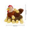26-27 Mommy Farm Hen Plush With Hen Plush,Eggs,Chicken Toys Christmas Easter Basket Gifts Children's Birthday Party Surprise